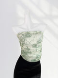 Zingj Anti-Slip Double Mesh Wipe Chest Top Design Sense Short Beautiful Inside The Hot Girl Outside The Vest