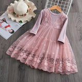 Girls Dress 2021 Girls Clothes Princess Party Dress Backless Lace Tutu Layered Dress Elegant Ceremony Teenage