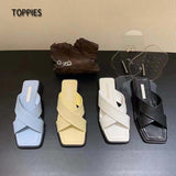 2021 Summer Temperament Slippers Women Sandals Platform Shoes Outdoor