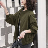 Zingj Coat Female 2024 New Korean Version Of The Versatile Fashion Foreign Style Casual Loose Small Baseball Jacket Jacket-Outfit
