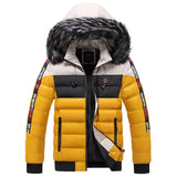 Short Parka Coat Men's Coat Men's Korean Style Trendy Handsome Windproof Winter Parka Men's Coat with