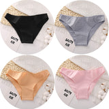 Women Cotton Panties Sexy Low Waist Female Underpants Solid Elasticity Comfortable Underwear Women Panty Lingerie