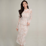 Sexy Sister-In-Law Two Sets Of 2025 Korean Version Of The Dress Fashion Bag Fishtail Skirt