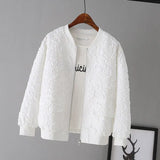 Zingj Baseball Jacket 2024 New Korean Version Fall Loose Casual Little Jacket Foreign Style Jacket-Outfit
