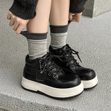 Zingj Men's Stylish Outdoor Platform Work Boots