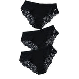 Soft Cotton Women Underwear Panties Solid Comfort Underpants Seamless Lace Briefs For Woman Sexy Low-Rise Panty