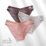 Women's Panties Women's Cotton Briefs Female Underpants V Waist Brief Underwear Plus Size Pantys Lingerie M-4XL