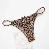 G-String For Women Mile Silk Cute Thongs Sexy Panties leopard Zebra Paisley Girs Lades Low-Waisted Seamless