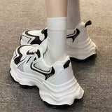 Shoes Women's Spring Summer 2025 New Thick Soles To Increase The Breathable Leisure Mesh