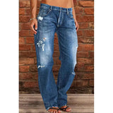 Wish Ladies Jeans Slimming Water Wash Thorn Trousers Trousers