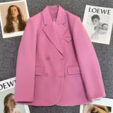 Zingj And Autumn Small Suit Jacket Female Senior Design Sense Small Minority 2024 New Spring And Autumn Korean Version Loose Casual