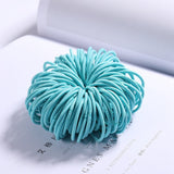 New Girls Candy Colors Nylon Basic Elastic Hair Bands Kids Rubber Bands Headband Scrunchie Fashion Hair