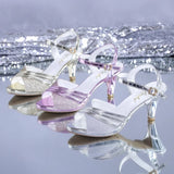 Zingj New Summer 2023 Korean Version Is A Fish-Mouth High-Heeled Sandal- Outfit