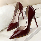 Shoes Patent Leather Heels 2022 Fashion Woman Pumps Stiletto Women Shoes Sexy Party Shoes Women High Heels 12