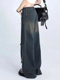 boyfriend jeans with raw hem and star