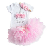 One Year Baby Girl Dress Unicorn Party Girls Tutu Dress Toddler Kids Clothes Baby 1st Birthday Outfits infantil