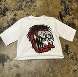 Zingj Retro Men's Cartoon Hip-Hop Short-Sleeved Cotton T-Shirt American Kawayi Long Clothes Y2k Short Sleeves 211-0-Outfit