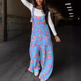 Zingj New Fall Print Waist Strap Enders Trousers
