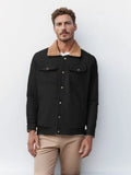 And Winter Men's Jacket With Velvet Cotton Work Clothes Casual Jacket