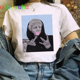 t shirt vaporwave Michelangelo women fashion new harajuku tshirt Casual korean style Graphic hip hop t-shirt