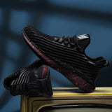 Leather Men Running Shoes For Women Sping Breathable Walking Athletic Sport Shoes Designer Comfortable Jogging