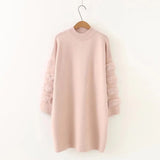 Winter New Fashion Wool Women Warm Solid Sweaters Casual Full Sleeve Turtleneck Slim Pullovers Computer
