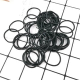 Simple Black Elastic Hair Rubber Bands Hair Ropes Ponytail Holder For Women Girls Hair Accessory