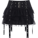 Summer New Women's Dress Short Skirt Dark Fashion Trendy Hot Girl Sexy Slim Cake
