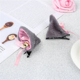 Styles Plush Animal Ears Hairpins Lolita Sweet Fluffy Ear Cosplay Anime Hair Clips Party Costume Hair