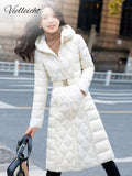 2022 New Winter Coat Women's Jacket Casual Long Parkas Hooded Winter Jacket Women Quilted Down Cotton Padded