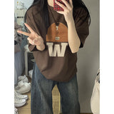 Vintage Embroidered Hat Short Sleeve TeeOutfit