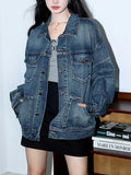 Zingj Coat Female Spring And Autumn 2024 New Niche Retro Loose Versatile Casual Harbor Wind Long Sleeve Jacket Jacket