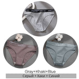 Cotton Women's Panties Panty Sexy Panties Female Underpants Solid Color Panty Intimates Women Lingerie