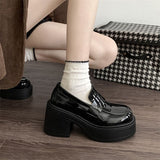 Out-Of-Home Temperament Thousands Of Gold Wind And Happy Shoes 2025 Women's New French Round Head Casual Mary Treasure Shoes