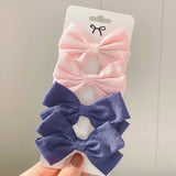 2021 New Leopard Print Hair Clips For Cute Girls BB Boutique Hairpins Bowknot Barrettes Headwear Kids Hair