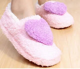 Lovely Ladies Home Floor Soft Women indoor Slippers Outsole Cotton-Padded Shoes Female Cashmere Warm Casual
