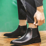 Zingj And Winter Boots Winter New Men's Chelsea Boots British Martin Boots Set Foot