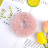Inches New Winter Women Plush Scrunchie Girls Elastic Hair Bands Ponytail Holder Hair Rope Ties Headwear Hair