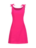 Sexy Style Skirt 2025 Summer New Sling Bow Decoration Fashion Solid Color Temperament