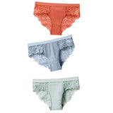Pcs Cotton Panties Sexy Panty Briefs Lace Panties Women Underwear Lingerie Panties for Female Ladies Floral Pantys