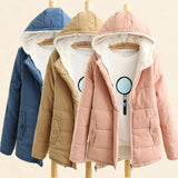 Women Cotton Winter Coat Female Parka Casual Outwear Military Hooded fur Coat Down Jackets Winter Coat for Female