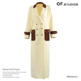 New Bump White Splicing Irregular Niche Fur Coat Top