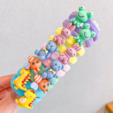 New Girls Cute Cartoon Nylon Elastic Hair Bands Children Ponytail Holder Rubber Bands Scrunchie Kids Hair