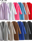 Winter Coat For Women Multicolor Woman Long Coat Long Sleeve Very Warm Elegant Winter Woman Coats 2023 Fashion