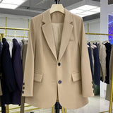 Suit Jacket Woman 2025 Design Sense Korean Version Of The New Fried Street Casual Temperament Trend Small