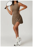 Tank Wrap Skort Tennis Dress- Outfit