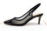 Ziran's New Fine Back Empty Single-Shoe Women 2025 Summer Buckle With Net Tips Sexy High