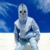 Womens Y2k Fashion Hoodie Skull Rhinestone Zip Up Hoodie grunge Women's Oversized Sweatshirt Punk Harajuku Long Sleeve