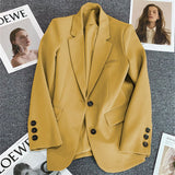 Suit Jacket Woman 2025 Spring And Autumn New Leisure Temperament Fried Street Suit Korean Version Suit Suit Dress