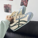 Derain Women's 2025 Spring And Summer Korean Edition With Pink Ballet Little White Shoes Flats Commer'an Casual Agan
